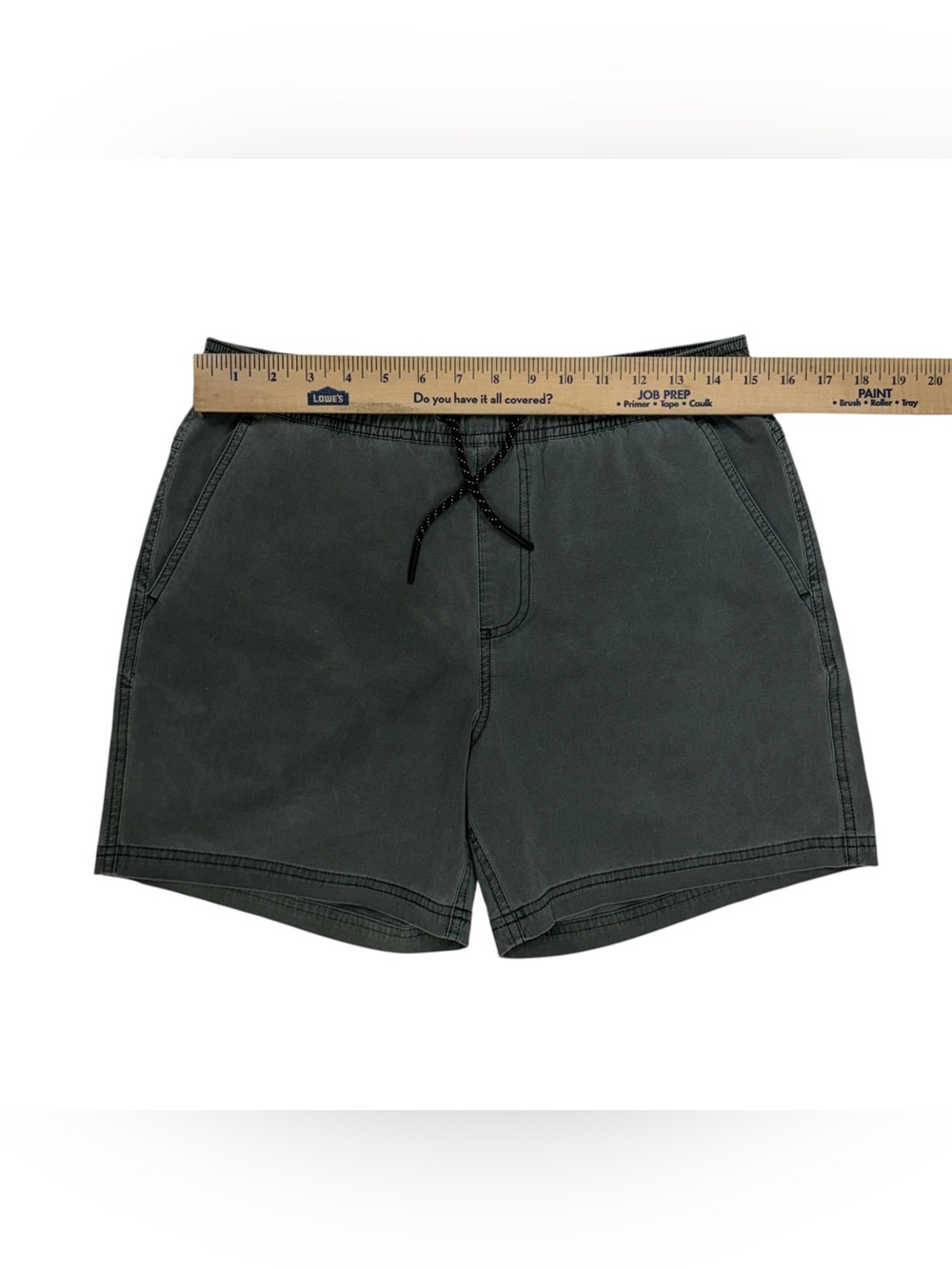 Bear Bottom Volley Shorts Men Medium Green 5.5 Elastic Waist Chino Casual Preppy - Picture 5 of 9